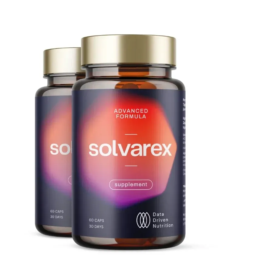 Three jars of Solvarex